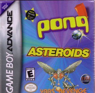 Asteroids/Pong/Yar's Revenge Video Games