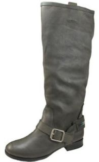 Lucky Brand Womens May Gray Designer Knee High Tall Equestrian Riding Boots Size 6m Shoes