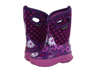 Bogs Kids Classic Flower Dot Girls Shoes (Purple)