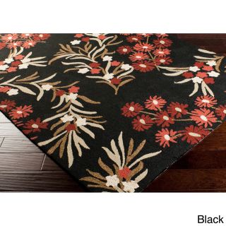 Hand hooked Hayden Transitional Floral Indoor/ Outdoor Area Rug (33 X 53)