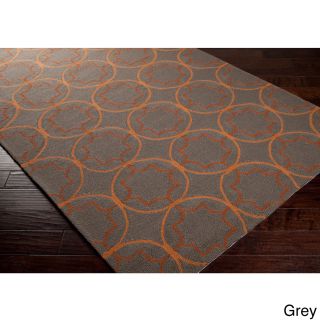 Hand hooked Dolly Contemporary Geometric Indoor/ Outdoor Area Rug (2 X 3)