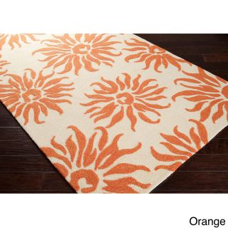 Hand hooked Salma Transitional Floral Indoor/ Outdoor Area Rug (33 X 53)