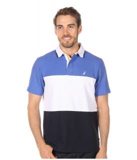 Nautica Short Sleeve PC Polo Mens Short Sleeve Pullover (Blue)