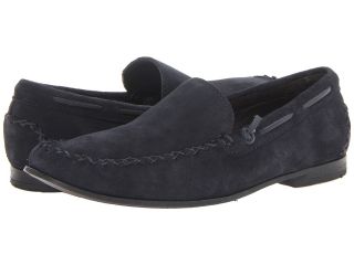 John Varvatos Moccassin Venetian Mens Moccasin Shoes (Navy)