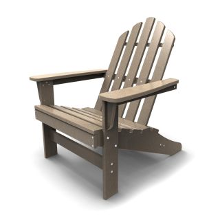 Outdoor Living Adirondack Chair In Weathered White