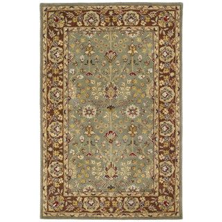 Anabelle Hand tufted Olive Green Wool Rug (10 X 14)