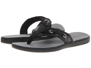 Sperry Top Sider Seafish Womens Sandals (Black)