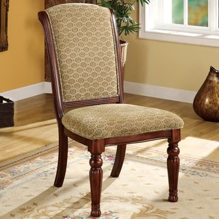 Furniture Of America Oscar Fabric Dining Chair (set Of 2)