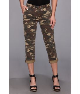 KUT from the Kloth Gwen Camo Crop in Olive Womens Capri (Olive)