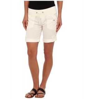 UNIONBAY Kyla Knit Waist Bermuda Short Womens Shorts (White)