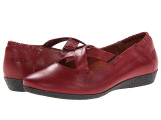 taos Footwear Uncross Womens Dress Flat Shoes (Red)