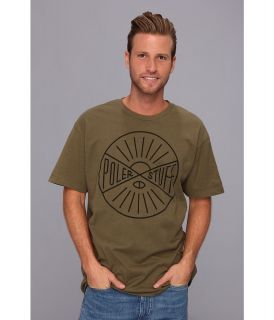 Poler Hemisphere T Shirt Mens T Shirt (Green)