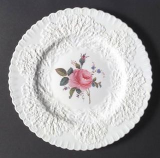 Spode Bridal Rose (No Gold Trim) Dinner Plate, Fine China Dinnerware   Savoy Sha