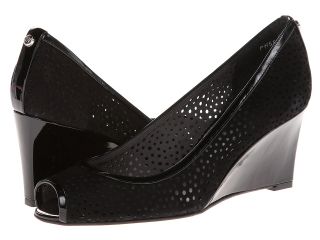 Stuart Weitzman Dotcomer Womens Wedge Shoes (Black)