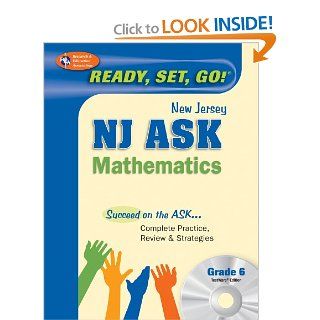 NJ ASK Grade 6 Mathematics w/ CD ROM (New Jersey ASK Test Preparation) Steven Flanders, Todd Campanella 9780738605579 Books