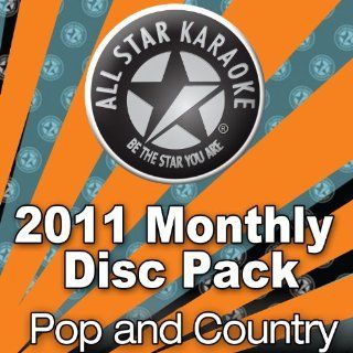 All Star Karaoke 2011 Pop and Country Hits 3 Disc Pack (ASK 2011 PK) Music