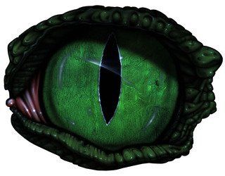2" Helmet Hardhat Printed green dragon eye color airbrushed decal sticker for any smooth surface such as windows bumpers laptops or any smooth surface. 