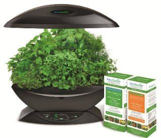 AeroGarden 7 w/Gourmet Herb Kit & Grow Anything Kit Bonus Packs   Plant Germination Kits
