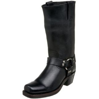FRYE Women's Harness Cuff Boot,Black,5.5 M US Shoes