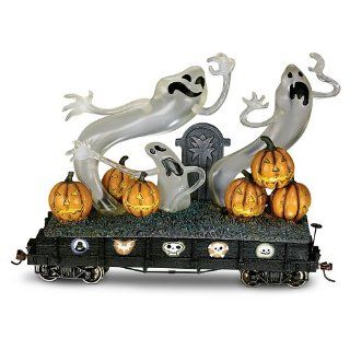 The Nightmare Before Christmas Train Car Haunting Ghosts by Hawthorne Village   Collectible Building Accessories