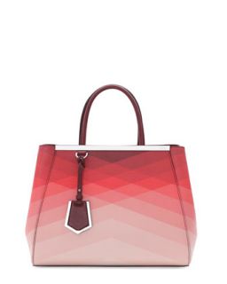 Fendi 2Jours Medium Tote Bag, Red Pattern