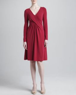 Armani Collezioni Matte Jersey Twist Front Dress