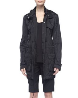 Vince Luxe Hooded Long Anorak