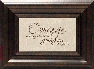 Courage Is Being Afraid Print Art   Wall Decor Stickers