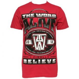 The Word Alive BELIEVE TEE RE SM Music Fan T Shirts Clothing