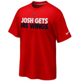 Nike Los Angeles Angels of Anaheim Hamilton Trade T Shirt   Red
