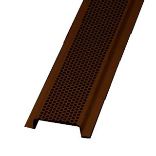 AIR VENT INC. Brown Aluminum Under Eave Vent (Fits Opening 2 in; Actual 8 in)