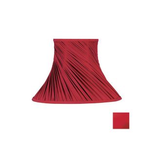 Cascadia Lighting 9 in x 13 in Red Bell Lamp Shade