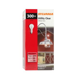 SYLVANIA 300 Watt PS30 Medium Base Soft White Dimmable Incandescent Light Bulb
