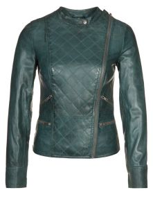 NAF NAF   Leather jacket   green