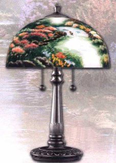LAMPS BEAUTIFUL Thomas Kinkade Lamp Beside Still Waters   Table Lamps  