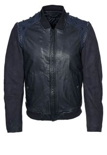 Just Cavalli   Leather jacket   black