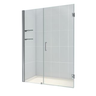 DreamLine 52 in Frameless Hinged Shower Door