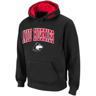 Northern Illinois Huskies Arch Logo Pullover Hoodie Sweatshirt   Black