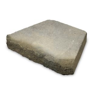 Oldcastle Luxora Tan Charcoal Basic Retaining Wall Cap (Common 12 in x 2 in; Actual 12 in x 2.5 in)