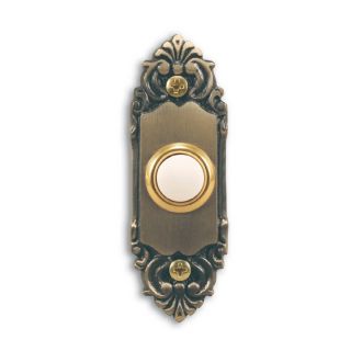 Utilitech Antique Brass Doorbell Button