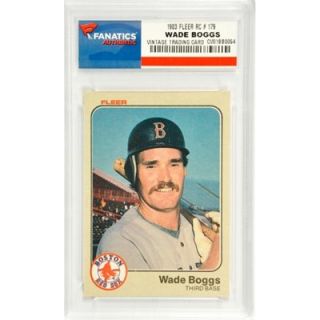 Wade Boggs Boston Red Sox 1983 Fleer Rookie #179 Card