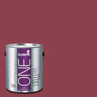 Olympic One 114 fl oz Interior Eggshell Madeira Red Latex Base Paint and Primer in One with Mildew Resistant Finish