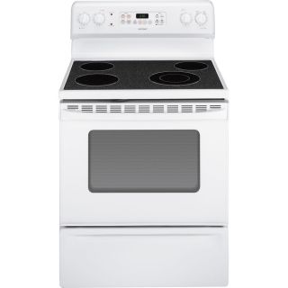 Hotpoint 30 in Smooth Surface Freestanding 4.5 cu ft Self Cleaning Electric Range (White)