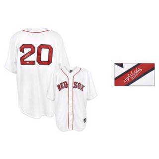 Kevin Youkilis Boston Red Sox Autographed White Replica Jersey