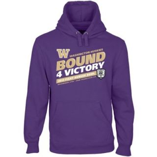 Washington Huskies 2013 Fight Hunger Bowl Bound 4 Victory Pullover Hoodie   Purple