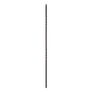 Crown Heritage Powder Coated Wrought Iron Double Twist Baluster (Common 44 in; Actual 44 in)