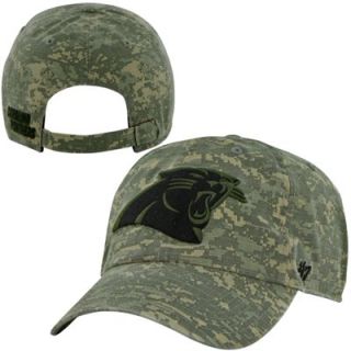 47 Brand Carolina Panthers Clean Up Legacy Adjustable Hat   Digital Camo