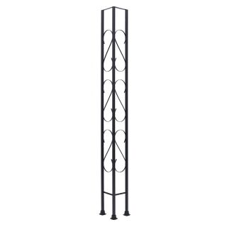 Gilpin 96 in Black Steel Porch Post