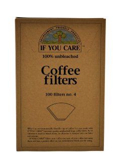 Unbleached Coffee Filters #4 100 Count Disposable Coffee Filters Kitchen & Dining