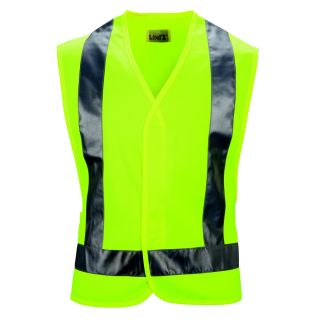 Red Kap 5XL Yellow Polyester High Visibility Reflective Safety Vest